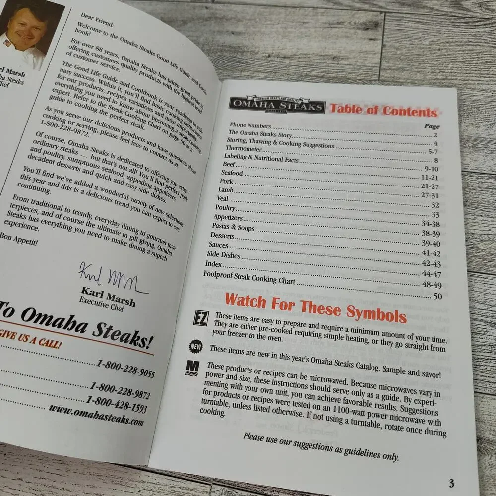 Cookbook omaha steaks
